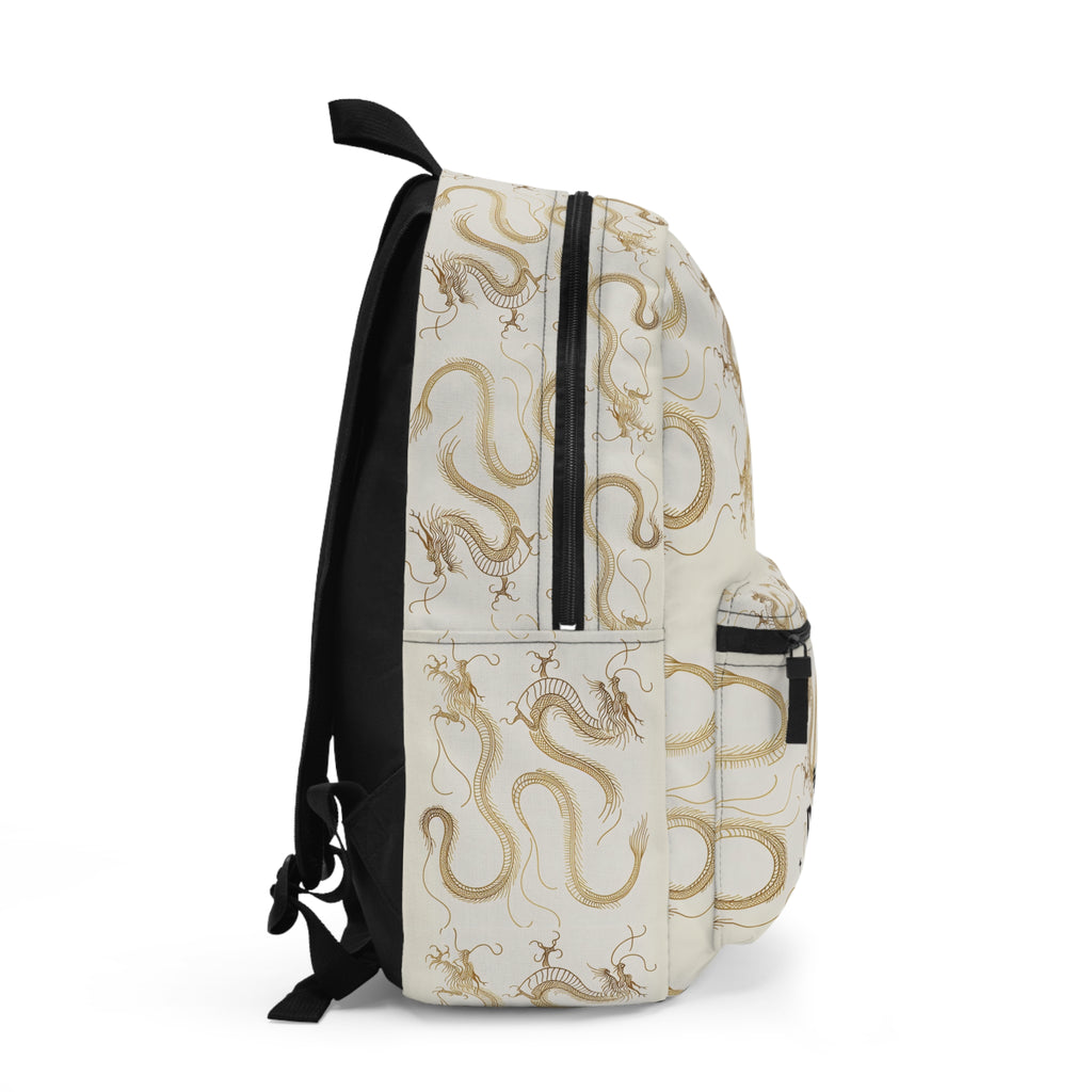 Backpack, Golden Dragons, 幸運龍 Lucky Dragon traditional Chinese text