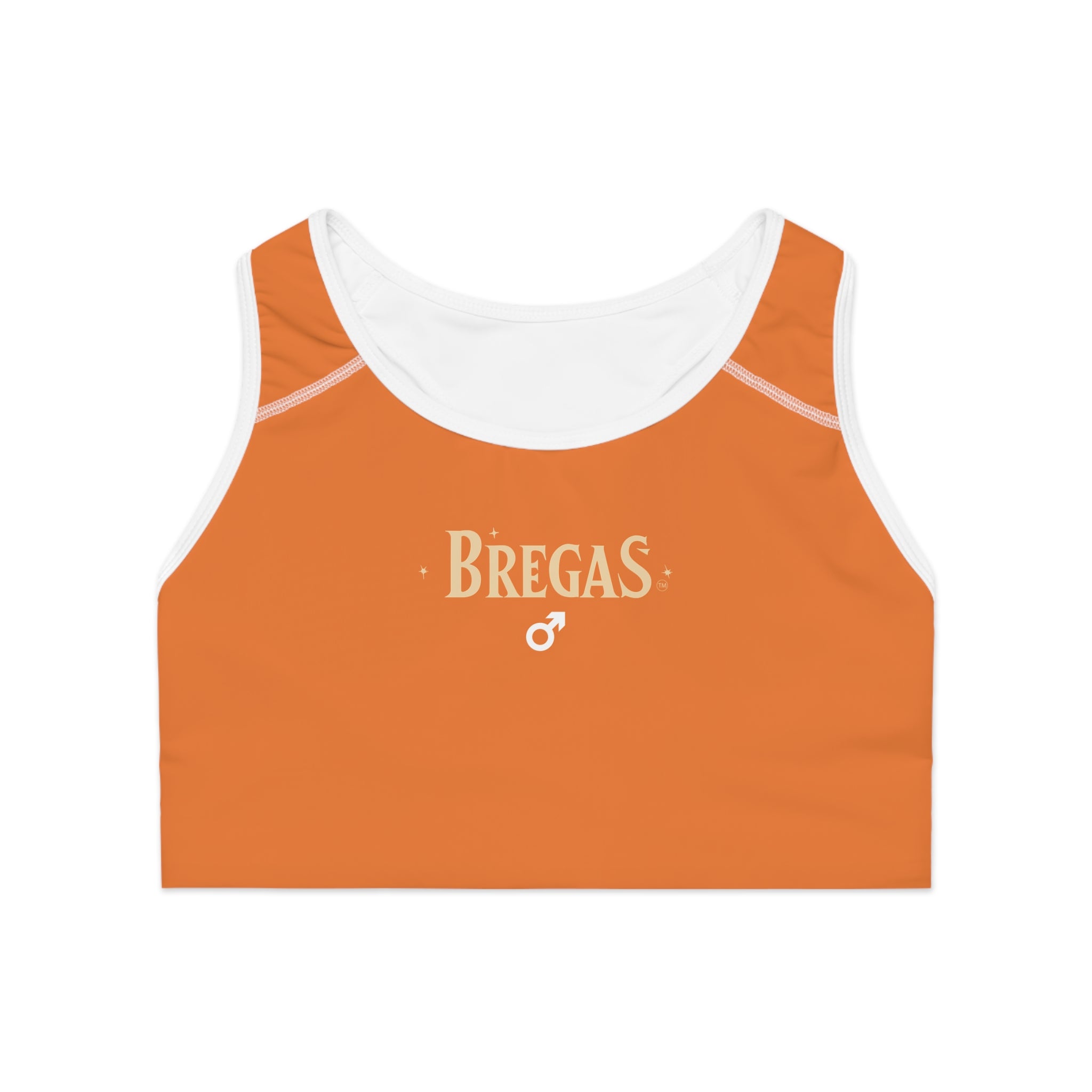Sports Bra, Orange, Women 4 men