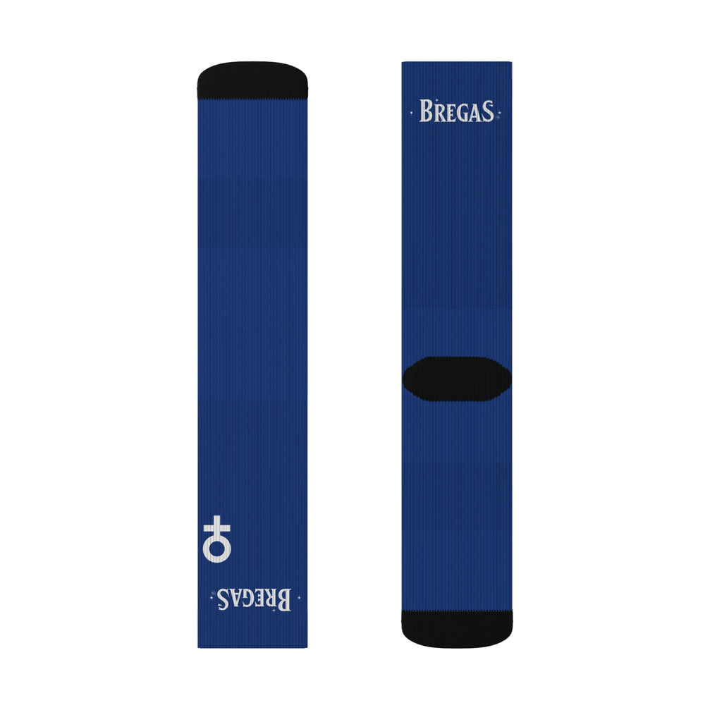 Socks, dark blue, Men for women