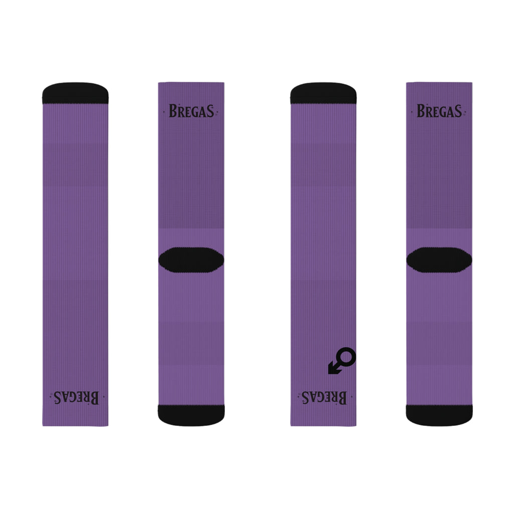 Socks, light purple, Women for men