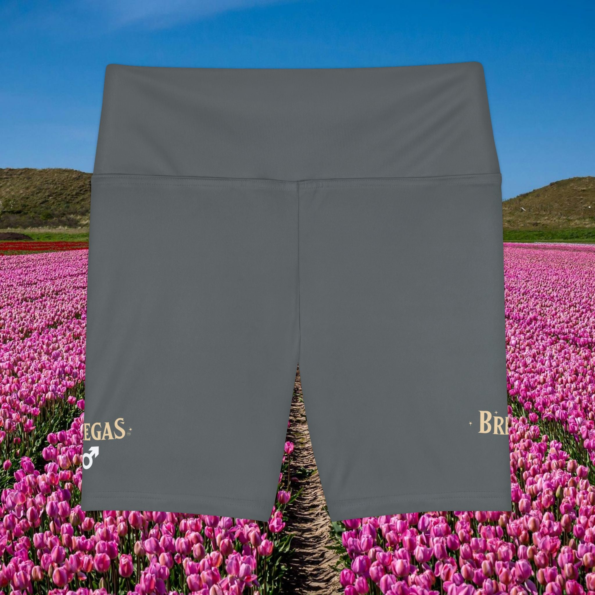 Workout Shorts, Dark Grey, W4M. Made in the USA.