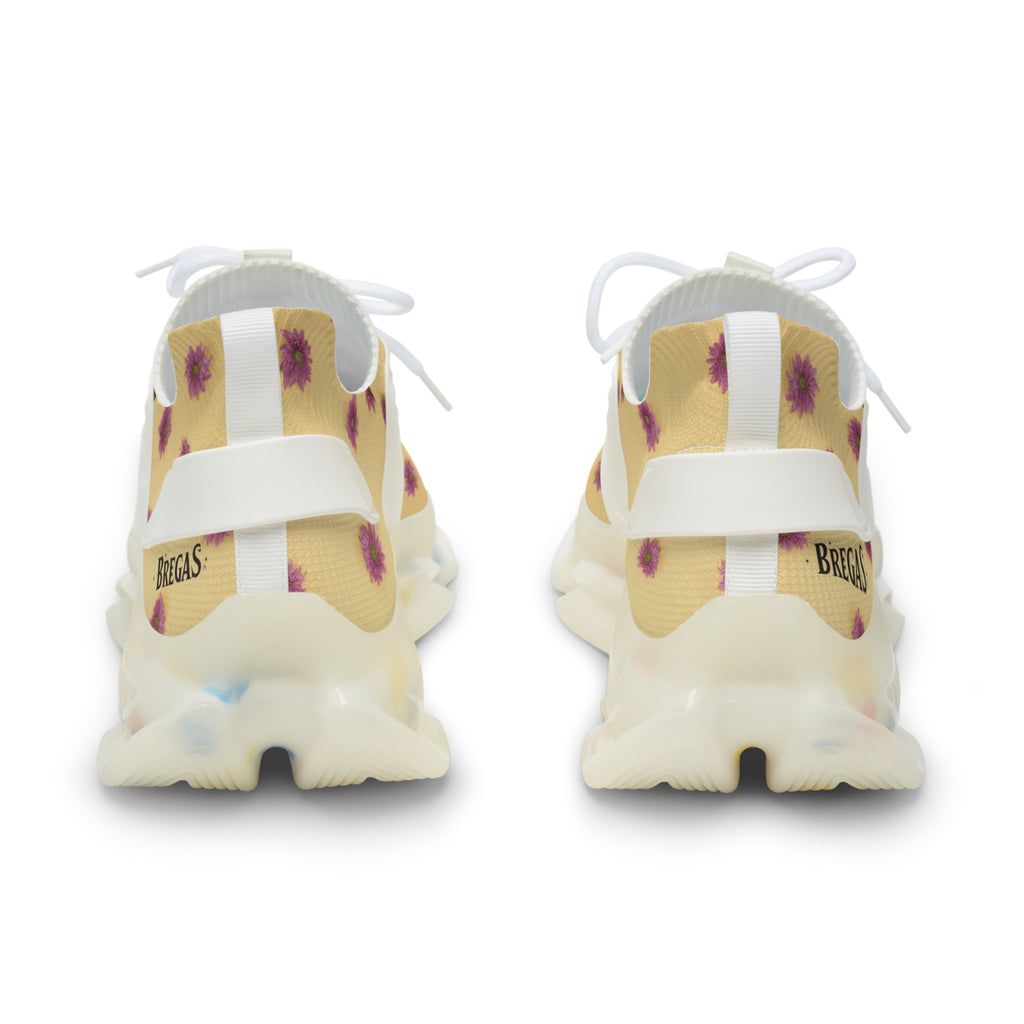 Sneakers, Pink Gerbera Aztec flower, Non Dating Cool