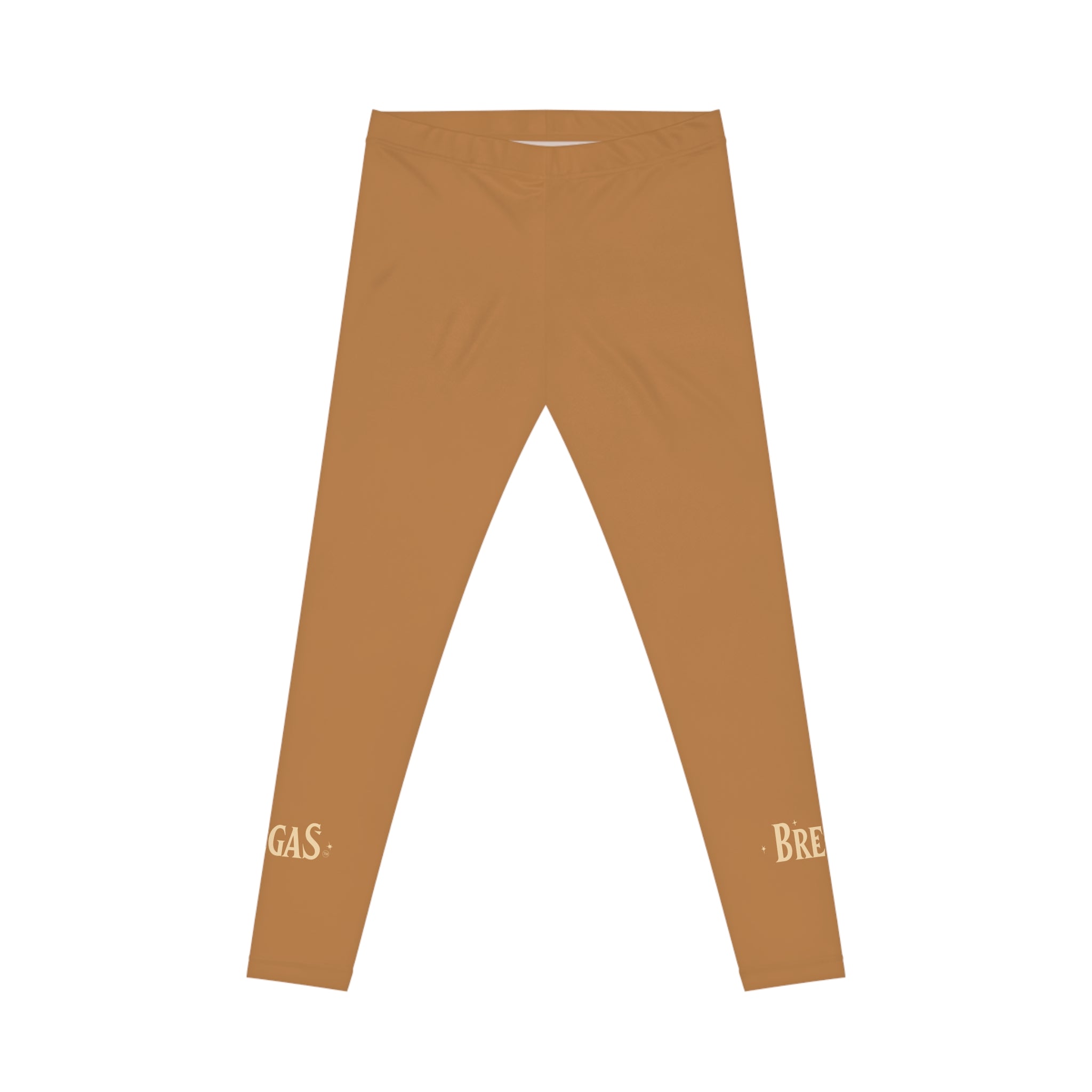Leggings, Golden brown, Non Dating Cool. Made in the USA.