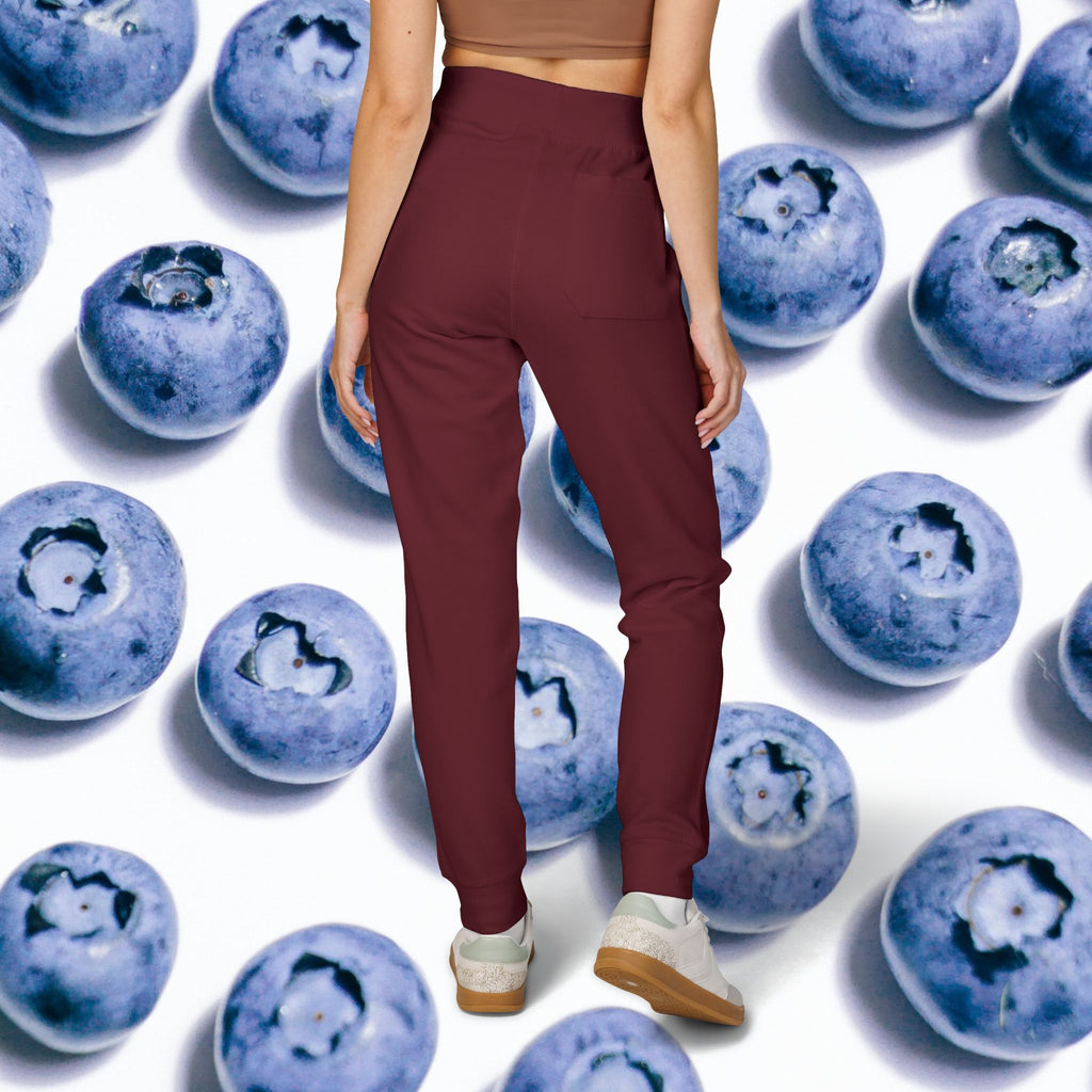 Fleece Sweatpants with silver Embroidered Bregas logo, Sweatpants for Women and Men