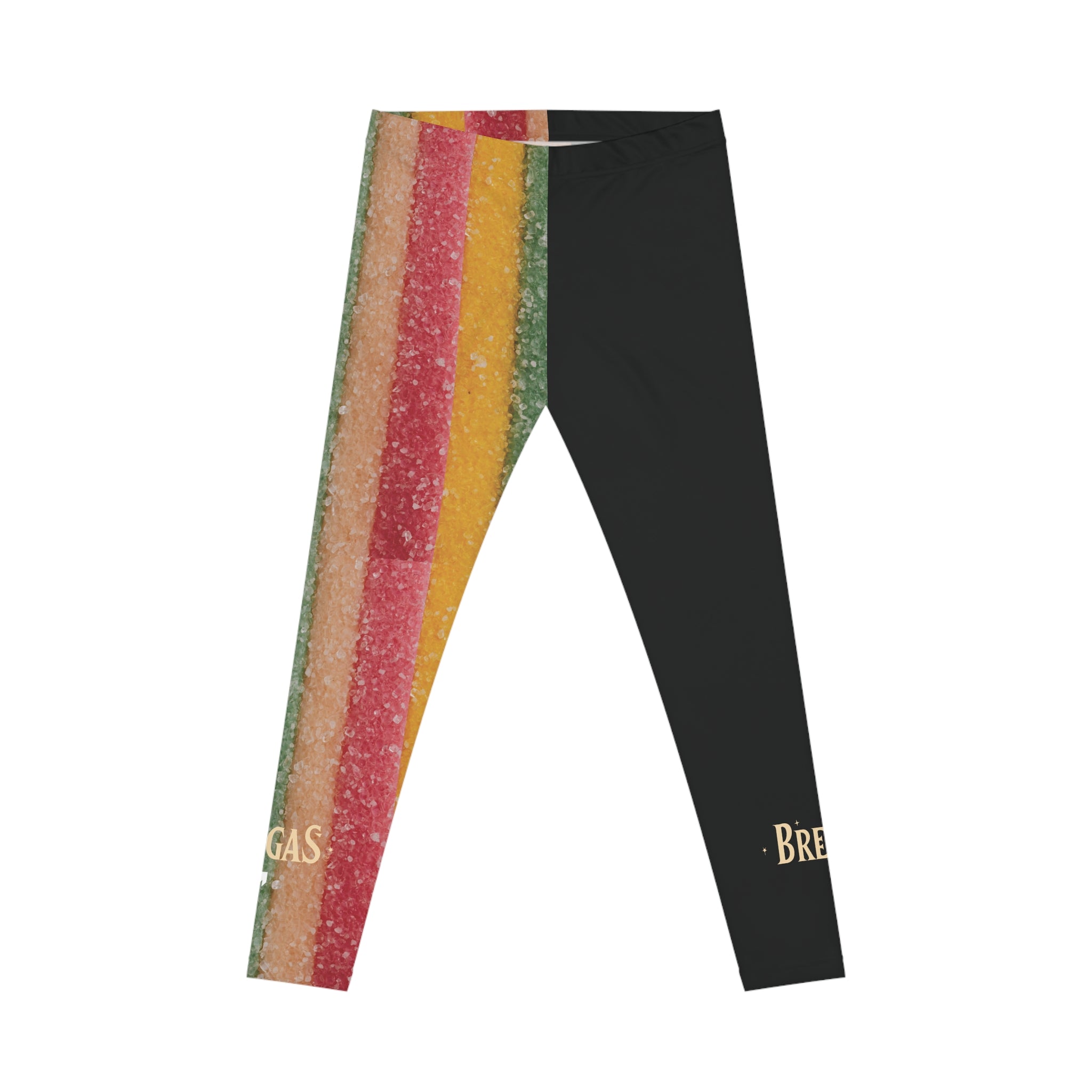 Leggings, Striped Candy, W4M. Made in the USA.