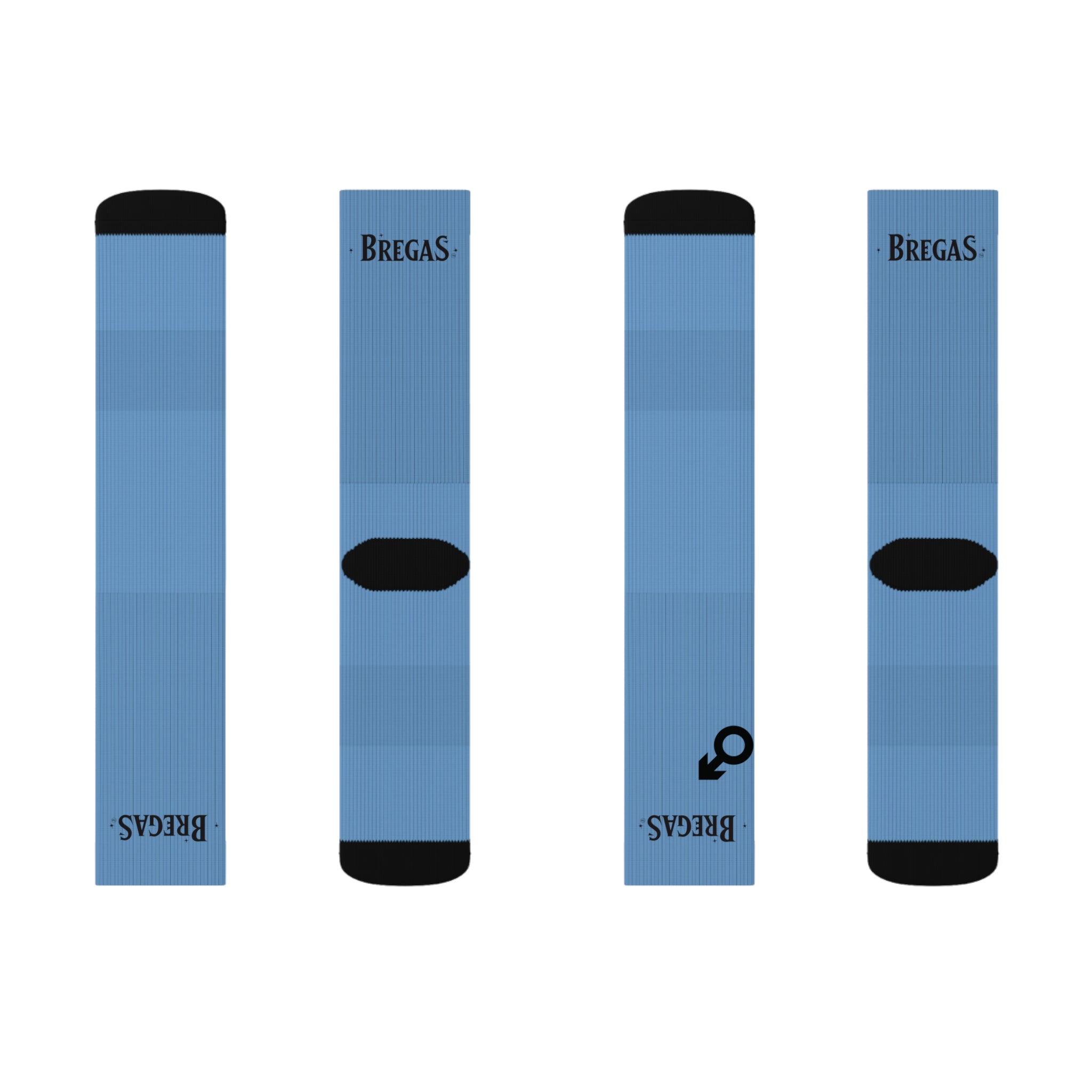 Socks, light blue, Women for men