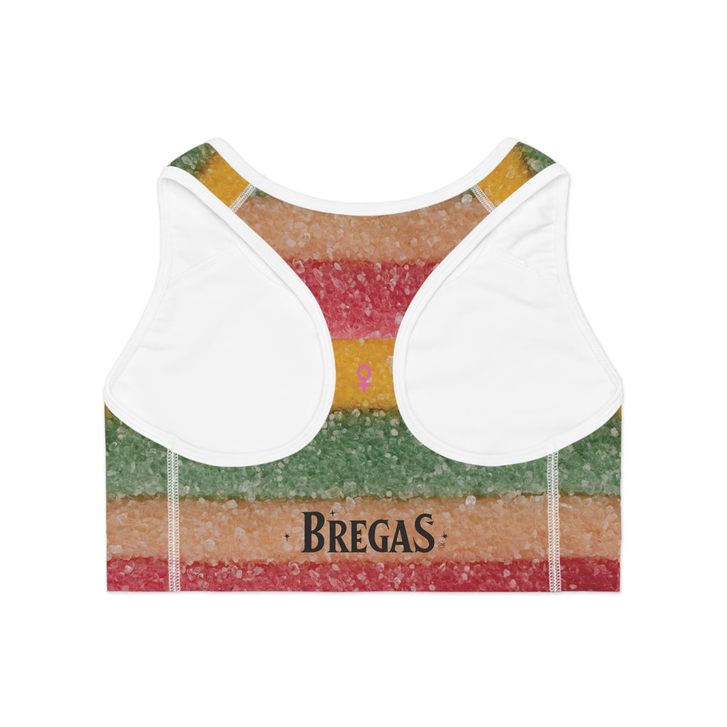 Sports Bra, Striped Candy, Women 4 women