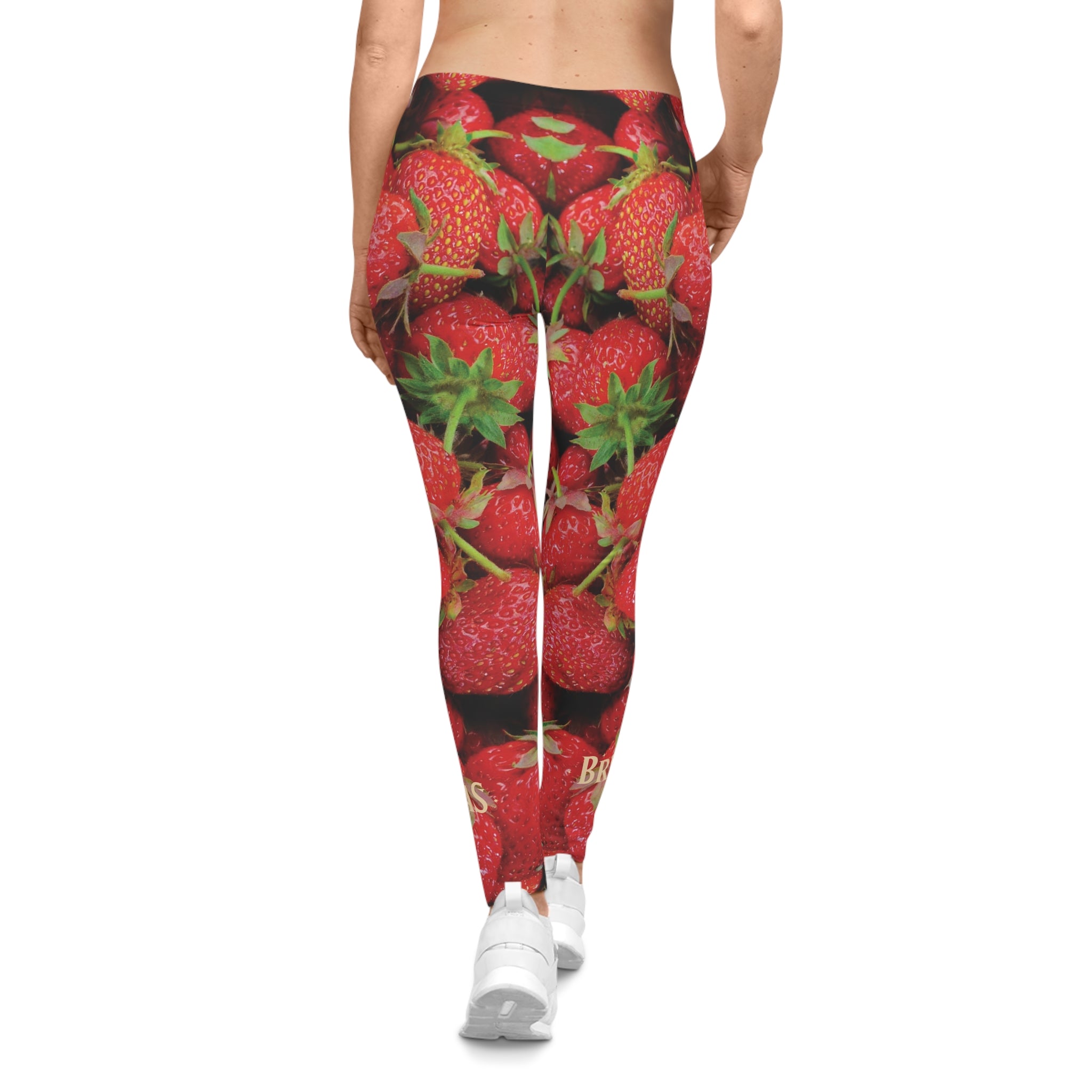 Leggings, Strawberries, Non Dating Cool. Made in the USA.