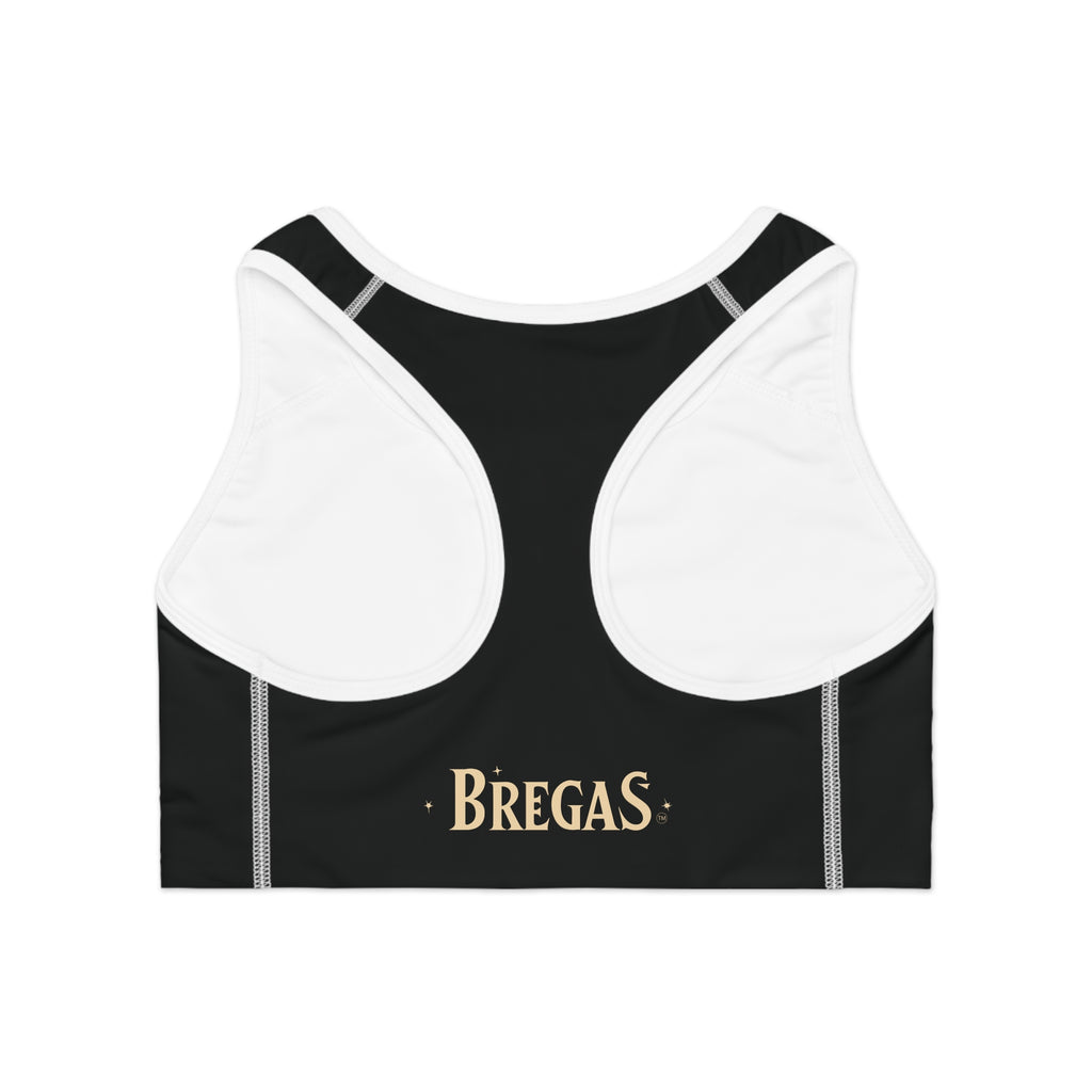 Sports Bra, Black, Non Dating Cool. Made in the USA.