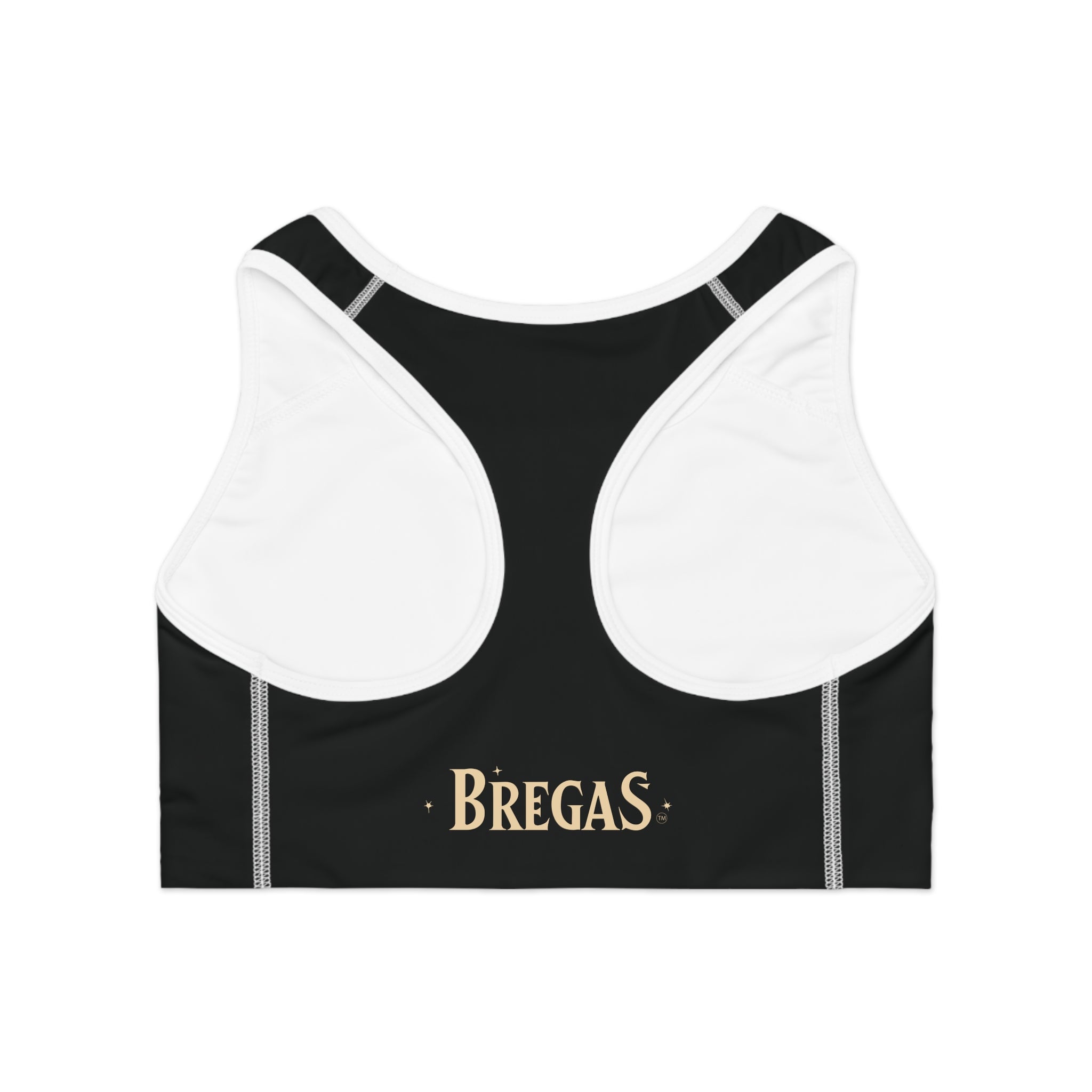 Sports Bra, Black, Non Dating Cool. Made in the USA.