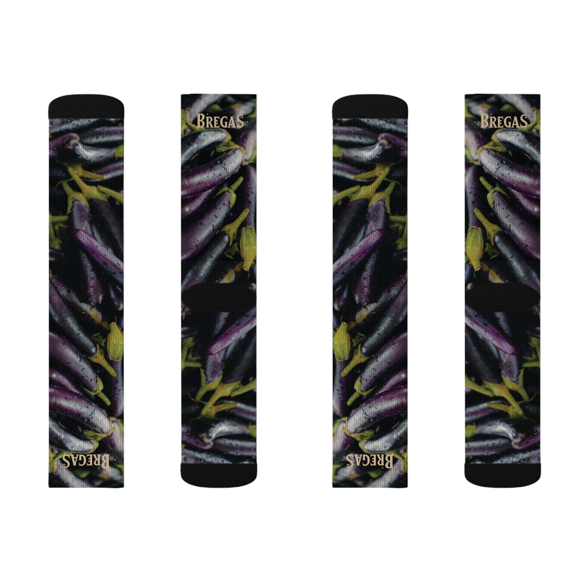 Socks, aubergine or eggplant, Non Dating Cool