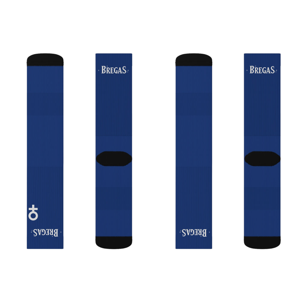 Socks, dark blue, Men for women