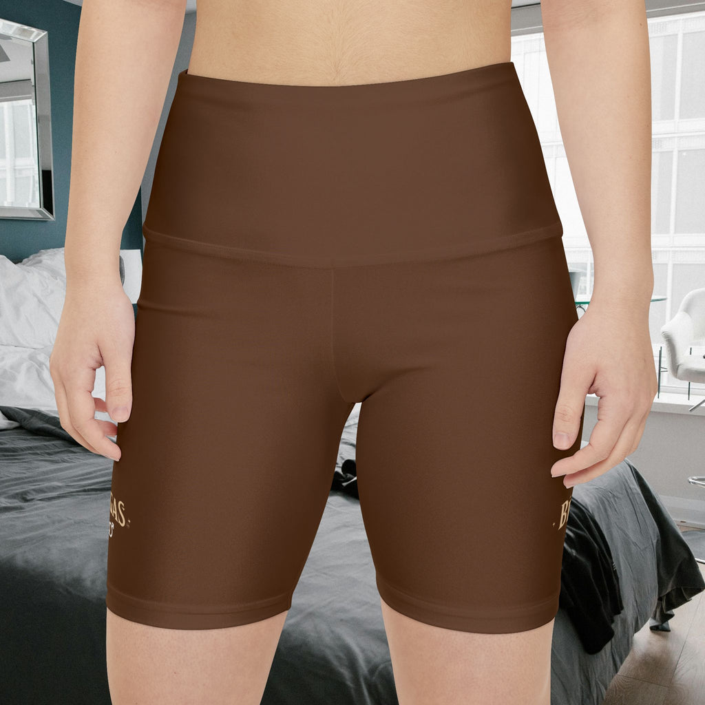 Workout Shorts, Chocolate brown, Bisexual women