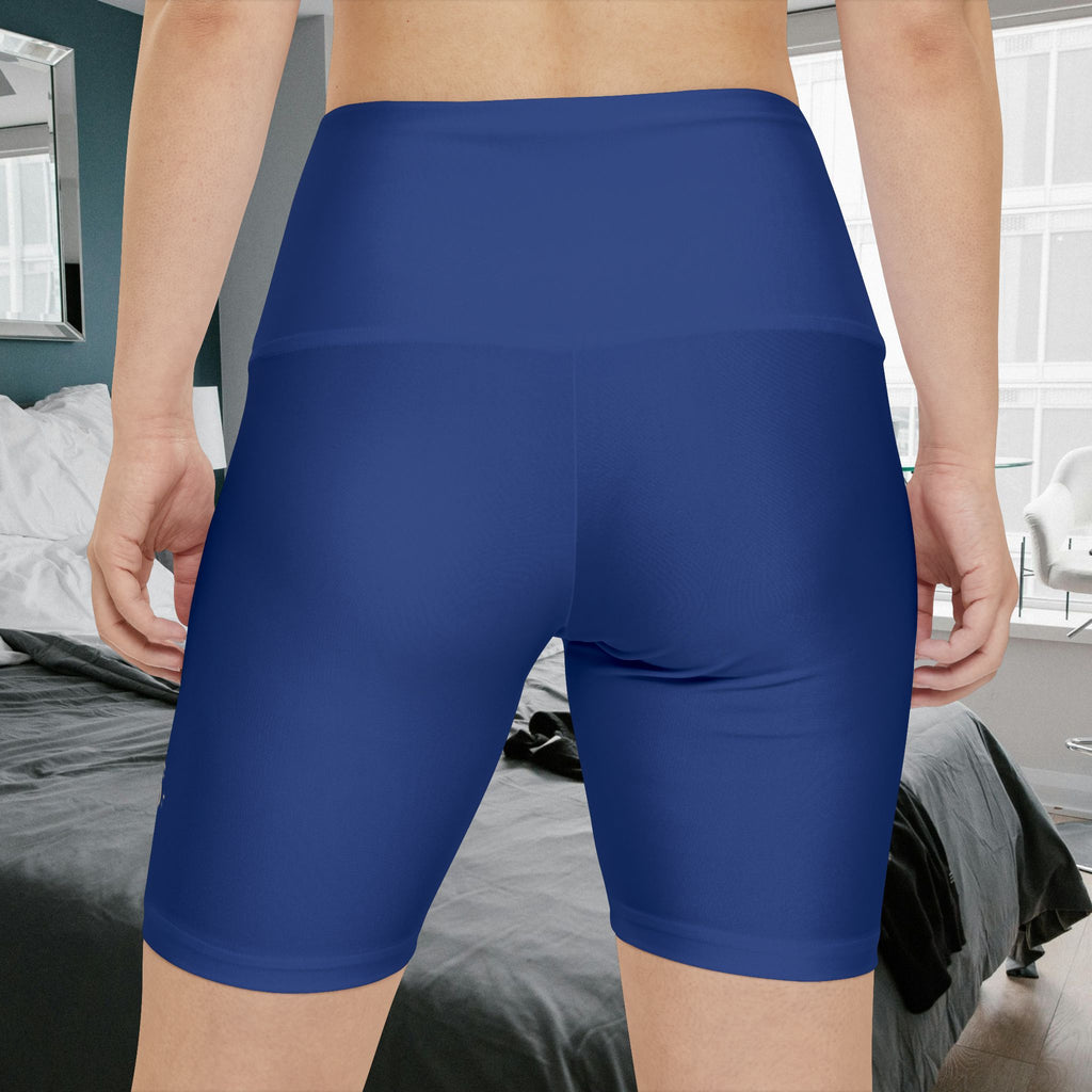 Workout Shorts, Dark Blue, W4W. Made in the USA.