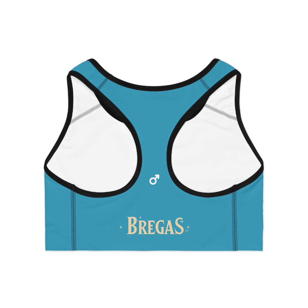 Sports Bra, turquoise, Women 4 men