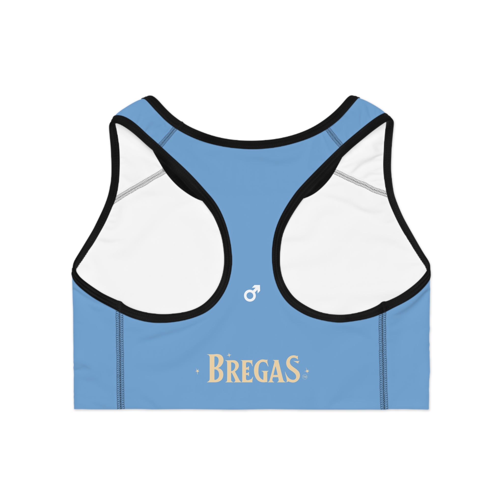 Sports Bra, Light blue, Women 4 men