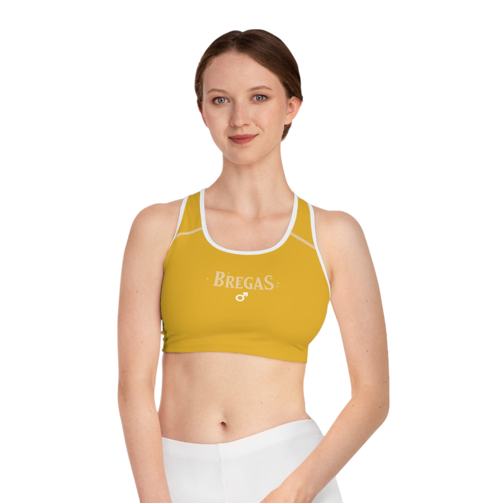 Sports Bra, yellow, Women 4 men