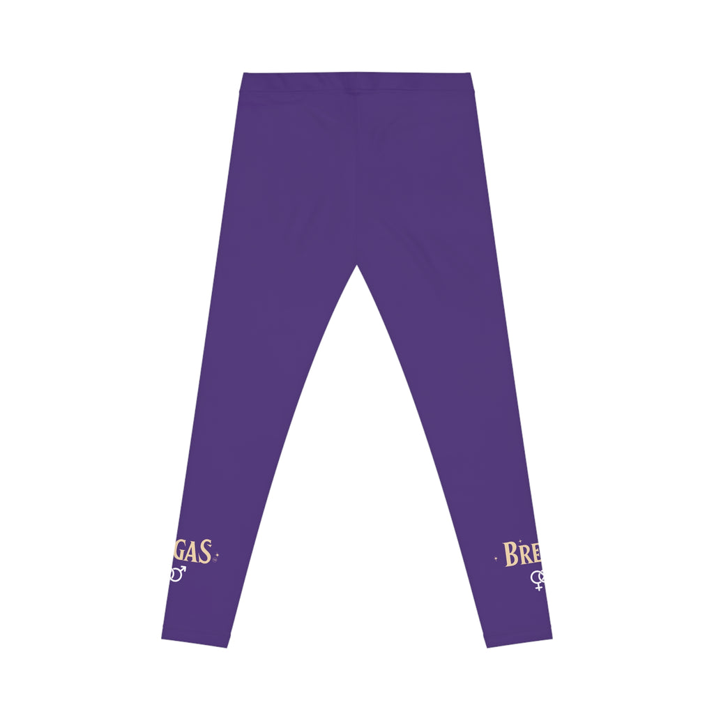 Leggings, Purple, Bisexual. Made in the USA.