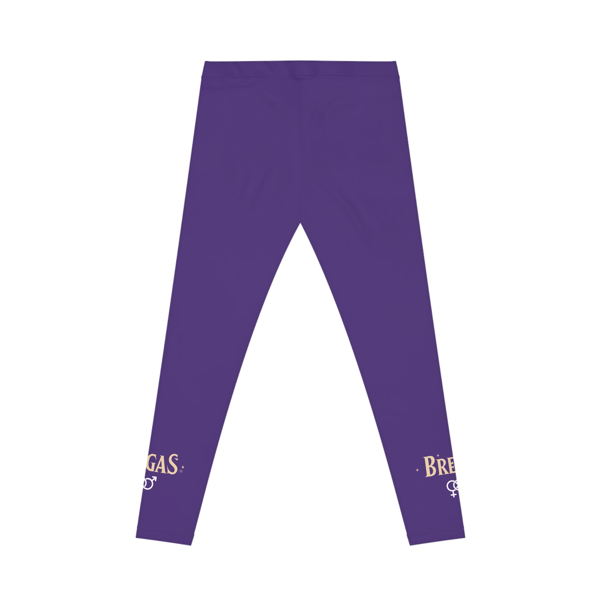 Leggings, Purple, Bisexual. Made in the USA.