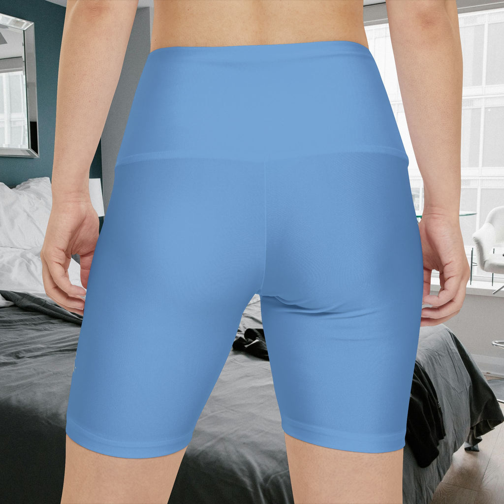 Workout Shorts, Light blue, Bisexual women
