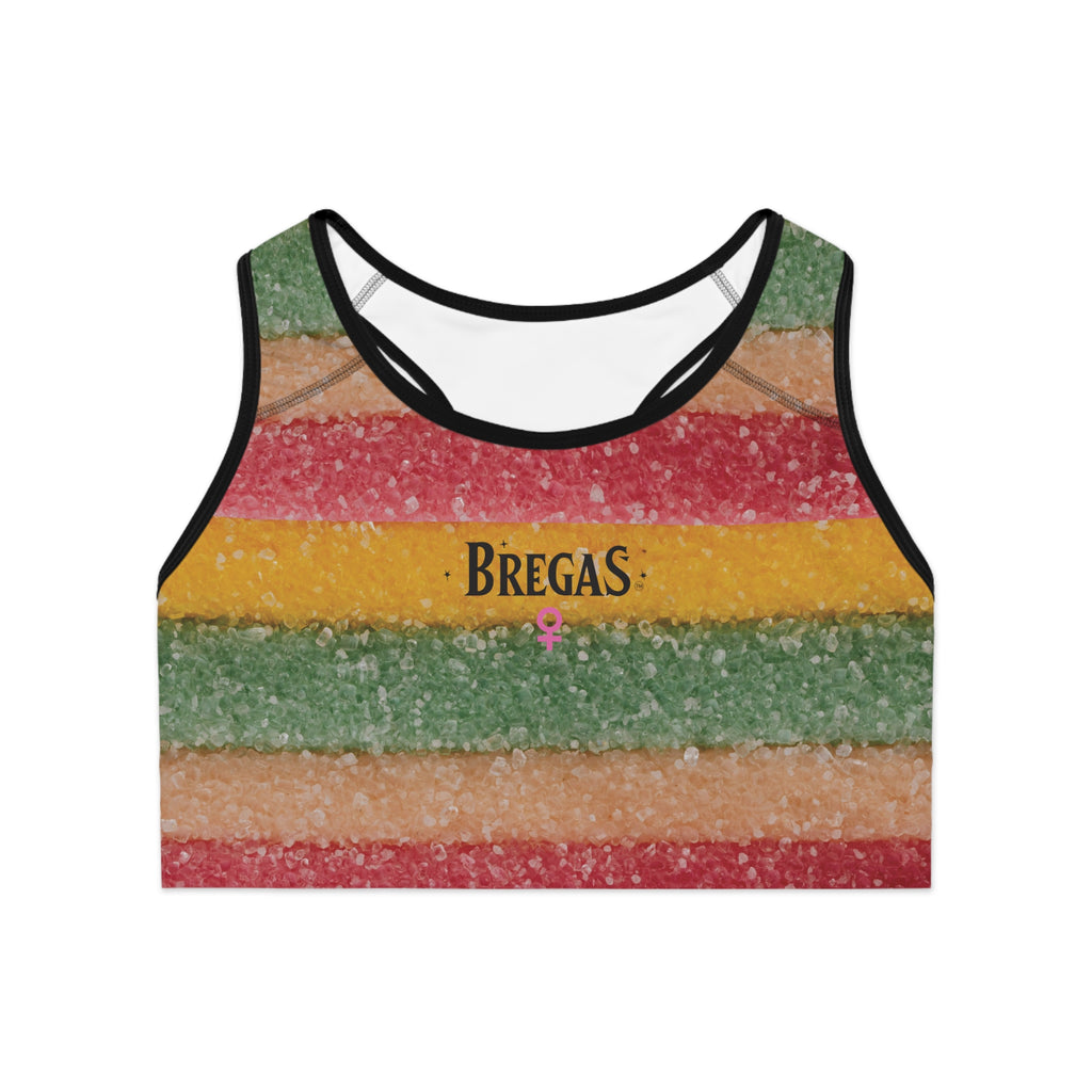 Sports Bra, Striped Candy, Women 4 women