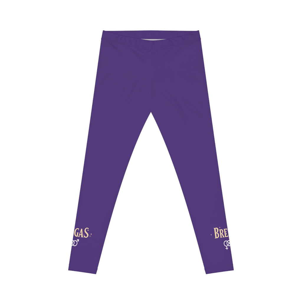 Leggings, Purple, Bisexual. Made in the USA.