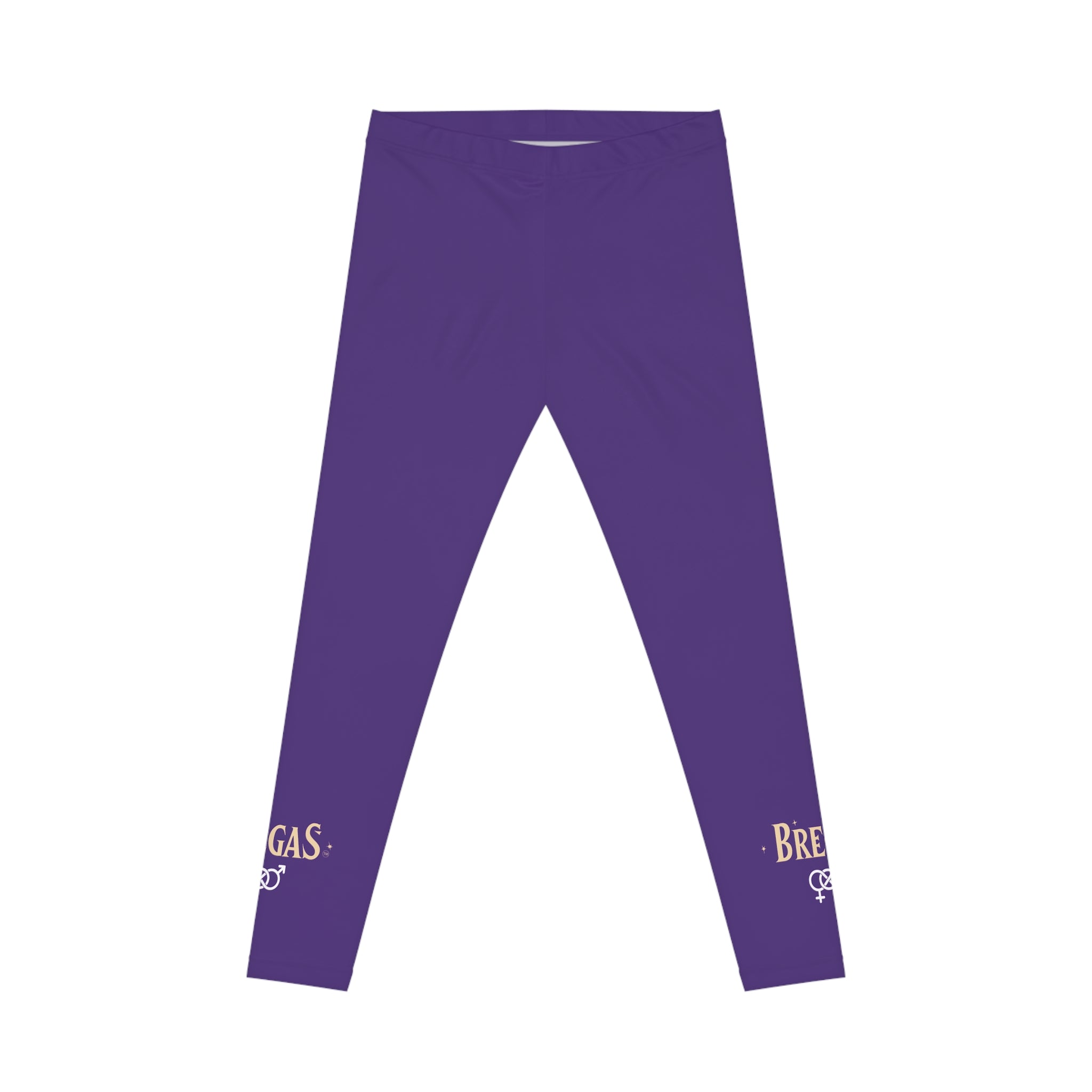 Leggings, Purple, Bisexual. Made in the USA.
