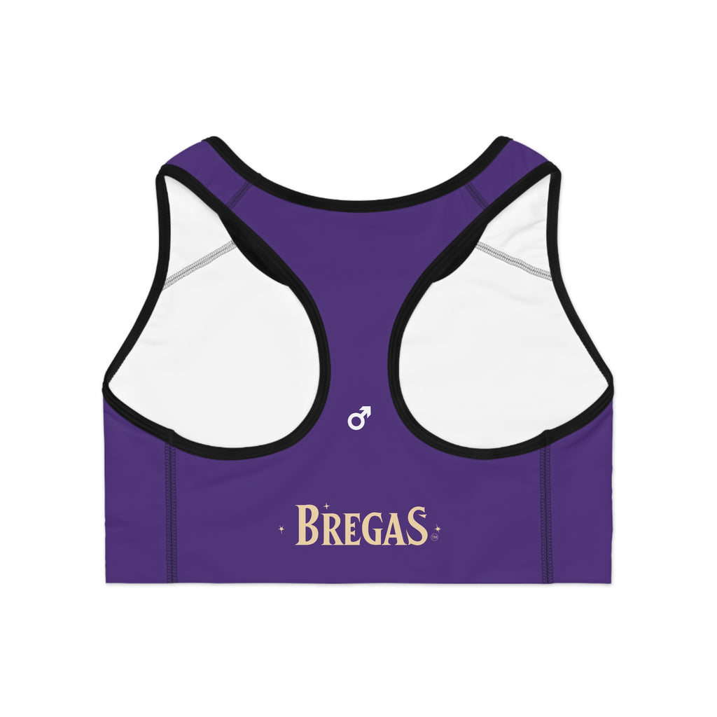 Sports Bra, Purple, Women 4 men