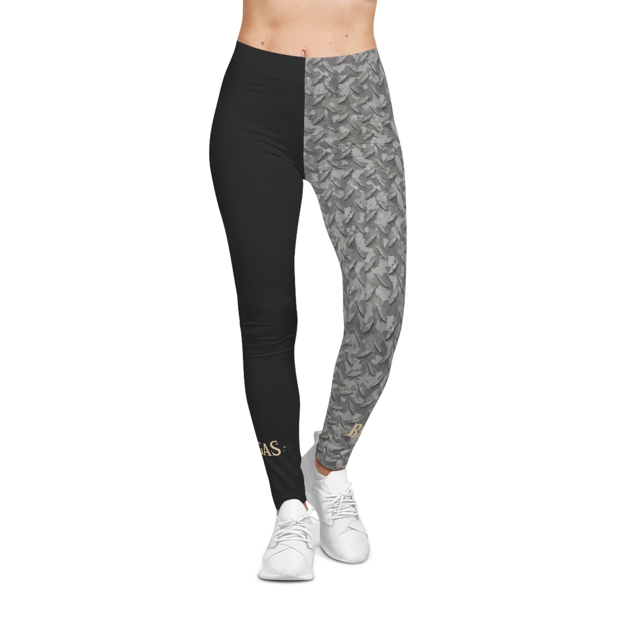 Leggings, Steel checker plate, women 4 women