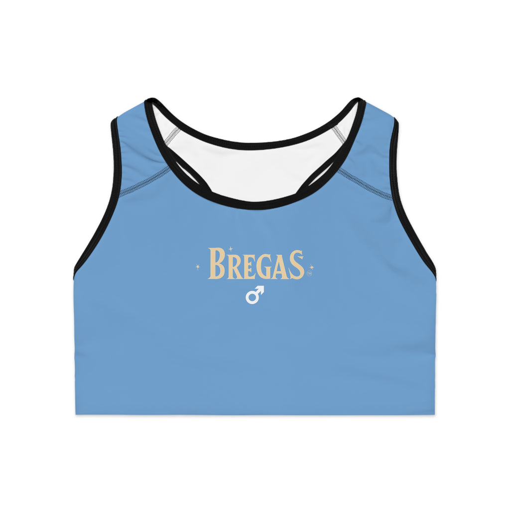 Sports Bra, Light blue, Women 4 men