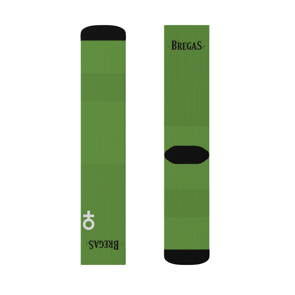 Socks, green, Men for women